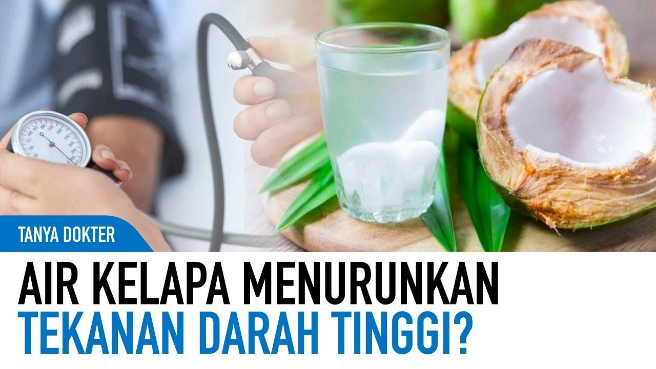 Membantu Mengontrol Tekanan Darah Dengan Air Kelapa