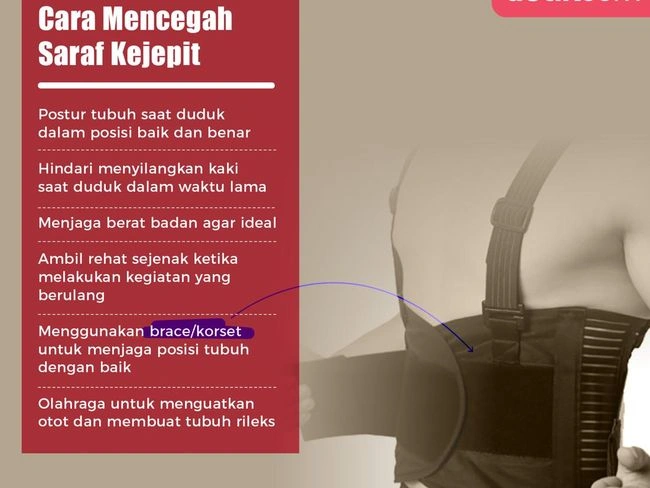 Tips Mencegah Saraf Kejepit di Pinggang