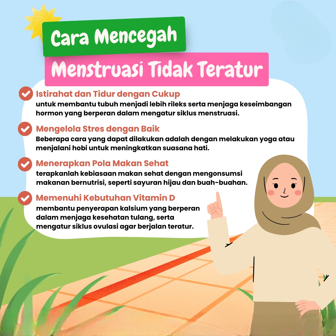 Cara Mencegah Menstruasi Tidak Teratur